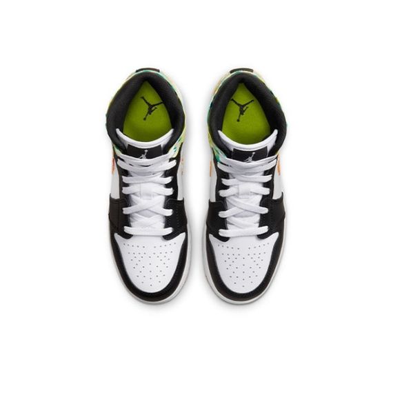 Иордания Air Jordan 1 Детские баскетбольные кроссовки МИД Топ Юнисекс