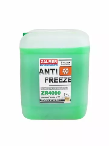 Антифриз ZALMER ZR4000 LLC G11 (зеленый) 10кг