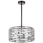 746048 Люстра AMERIGO 4х40W E14 УМБРА ПРОЗРАЧНЫЙ