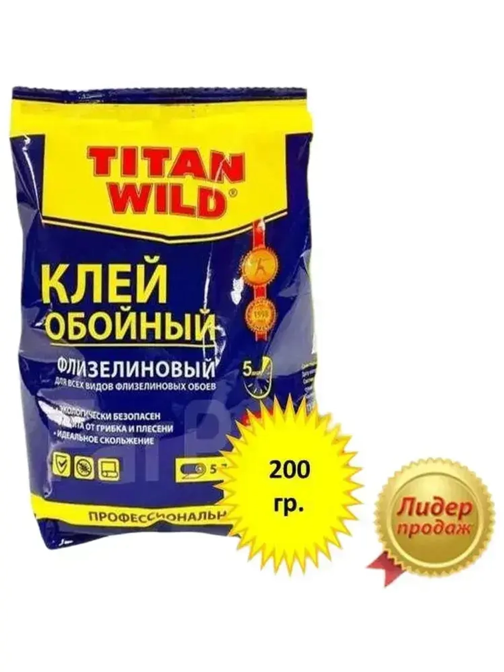 TITAN Wild Клей для обоев, 200 г., 5 л., 1 шт.