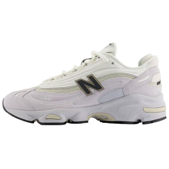 New Balance NB 1000 Бежевые кроссовки Низкие Бело-серые Мужские