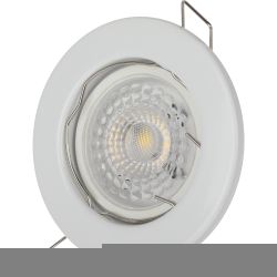 ST1 WH Светильник ЭРА штампованный MR16,12V/220V, 50W белый