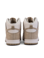 Nike Dunk High Tan Suede White