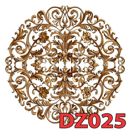 Фото обои - Декор под золото DZ025