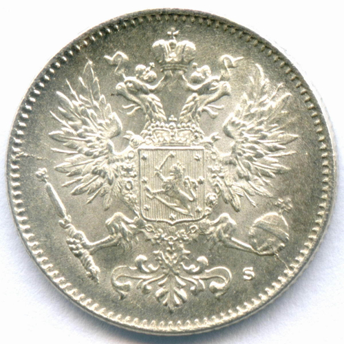 50 пенни 1916 год (S). Россия для Финляндии. UNC