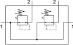 LRB-1/2-D-O-K2-MIDI Коллектор регуляторов давления