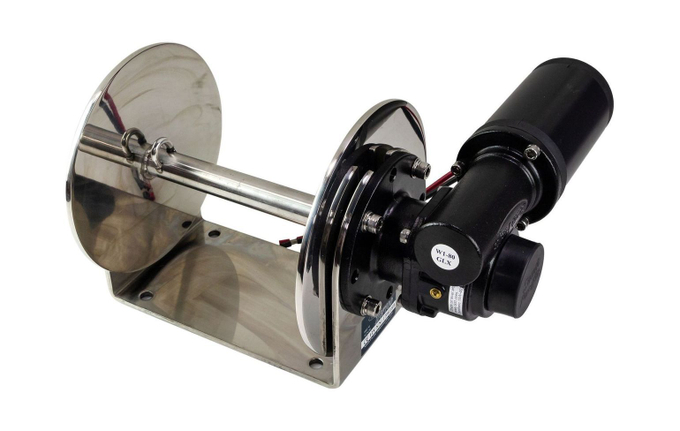Лебедка якорная South Pacific DW1100 ,барабанная, 1100Вт, 12 В,