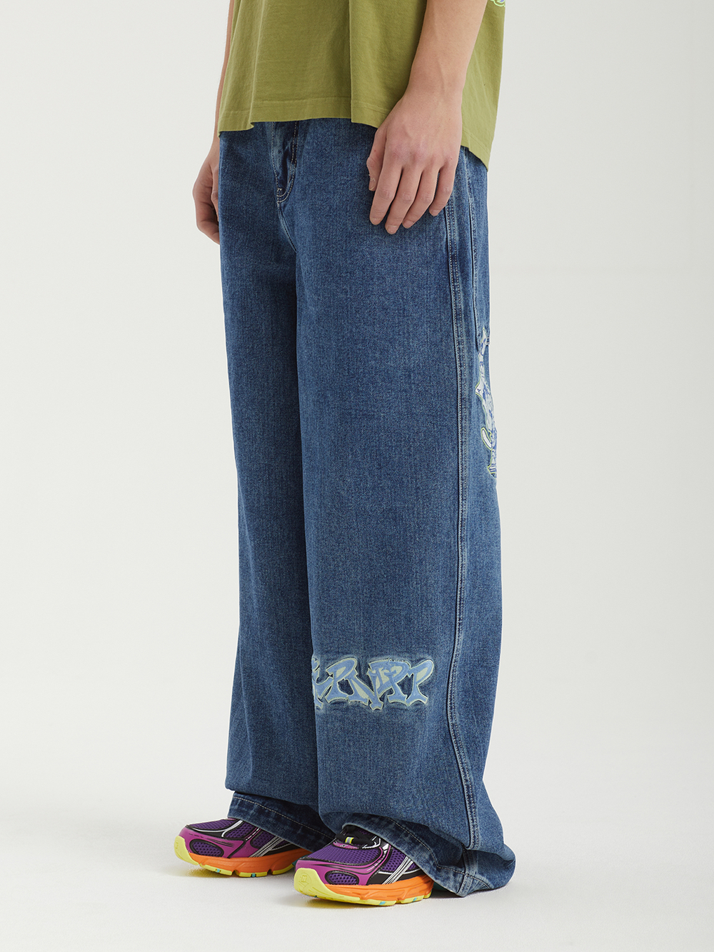 Мужские Джинсы Ace Ultra Wide Leg