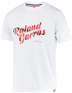 Футболка мужская теннисная Roland Garros Tee Shirt RG Paris M - blanc