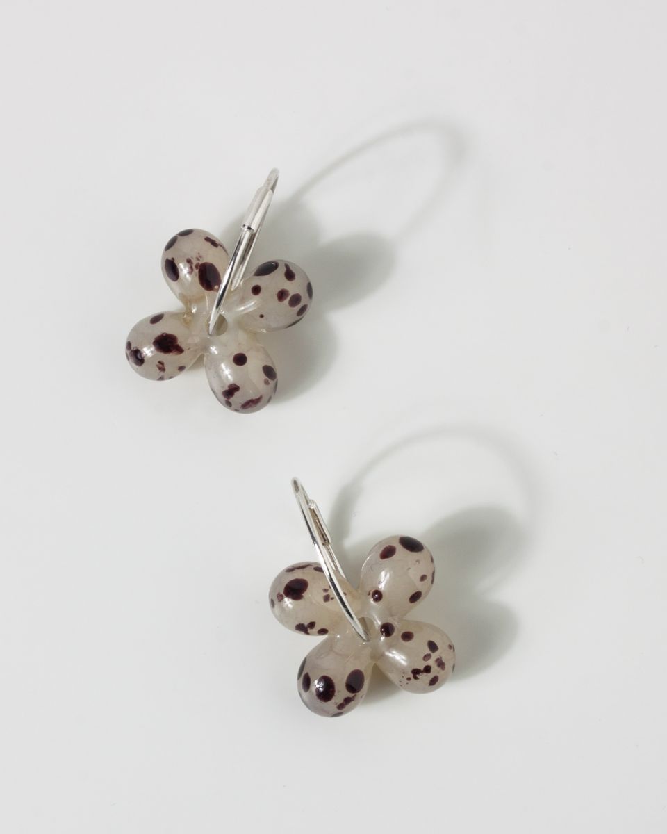 Моносерьга Glass Dalmatian