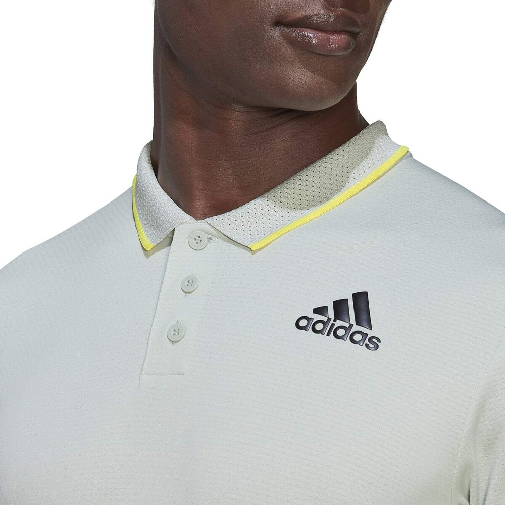 Мужское теннисное поло Adidas Tennis Freelift Polo - linen green