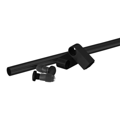 Комплект рейлинга для кухни Модерн, черный матовый 1000 мм с крючками Lemax Prof