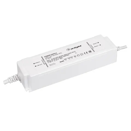 Блок питания ARPJ-SP-961050-PFC (100W, 48-96V, 1.05A) (Arlight, IP67 Пластик, 5 лет) 037894