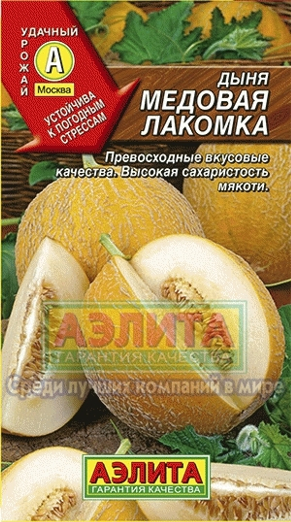 Дыня Медовая лакомка среднеспелая 1гр Аэлита