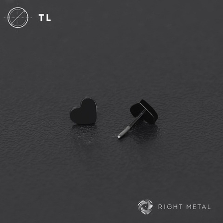 Heart PVD Black Б/Р