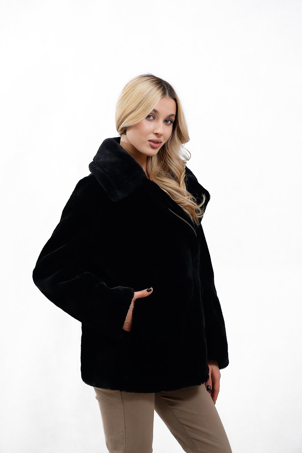 Куртка женская "Косуха" из натурального меха