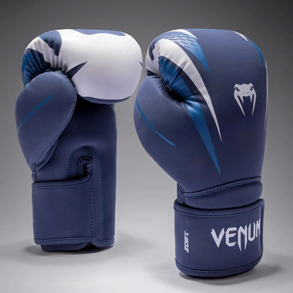 Боксёрские перчатки Venum Hurricane Boxing midnight blue/white