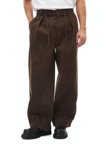 Широкие вельветовые брюки 2Studio коричневого цвета