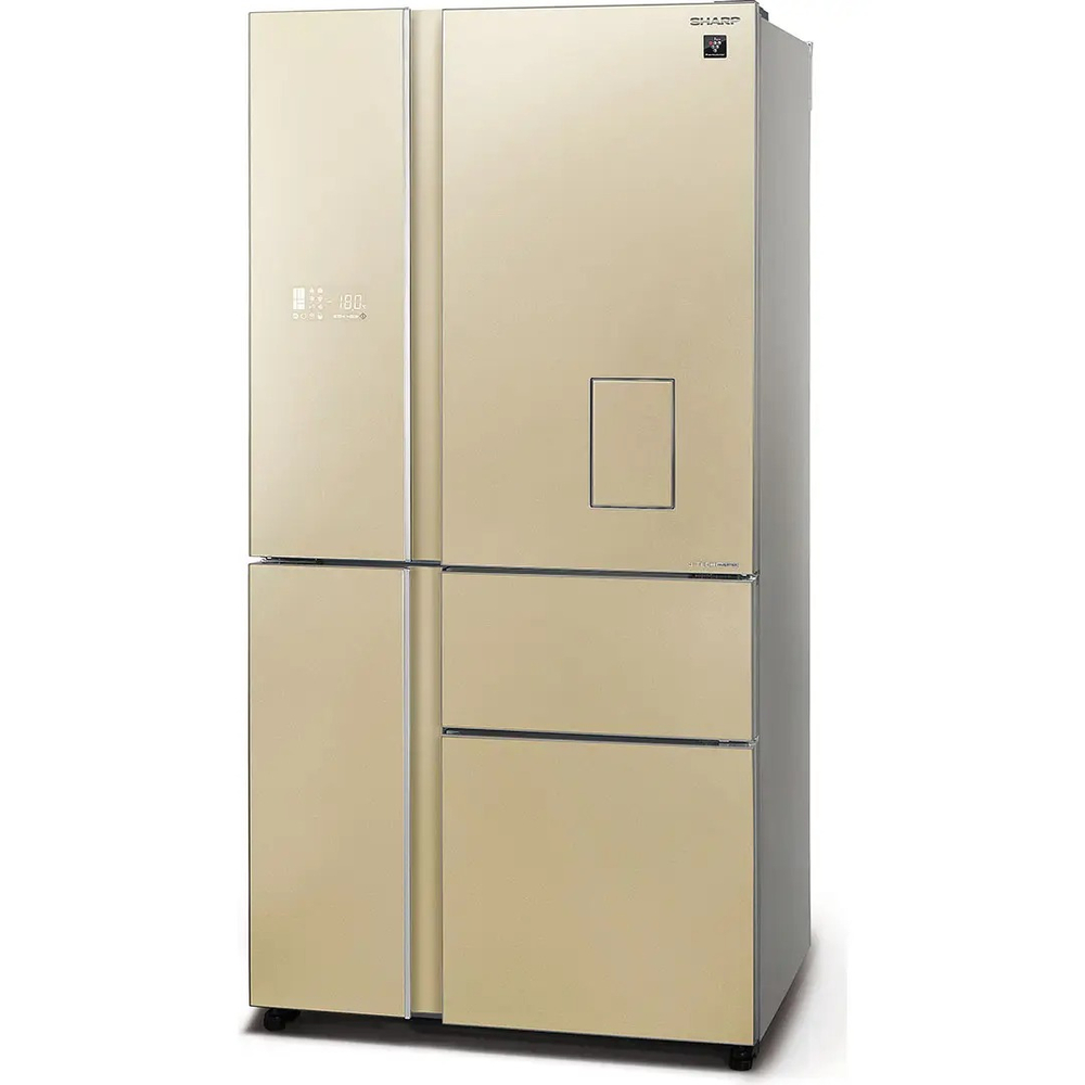 Холодильник Sharp SJ-WX99A-CH 5-ти дверный холодильник с многотемпературной камерой, автоматическим льдогенератором и диспенсером для охлаждения питьевой воды. Инверторный компрессор и уникальная технология очистки и ионизации воздуха Plasmacluster IO