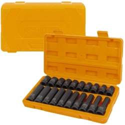Головки ударные, набор 20пр., 1/2''(6гр.) Partner PA-4201-5MPB