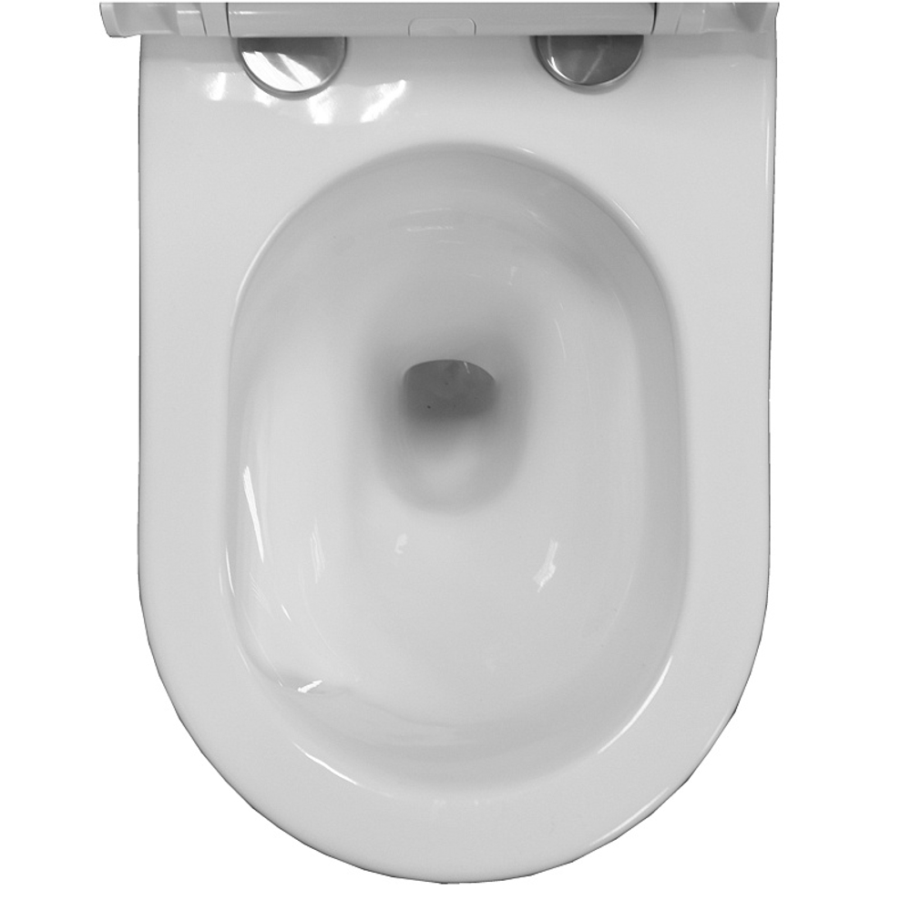 Унитаз подвесной Azario Etera 520x360x360 с системой смыва Tornado, с сидением микролифт (AZ-118E-UQ3)