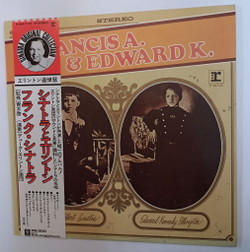 Винтажная виниловая пластинка LP Francis Albert Sinatra (Frank Sinatra) and Edward Kennedy Ellington (Duke Ellington) Francis A. and Edward K. (Japan 1974)