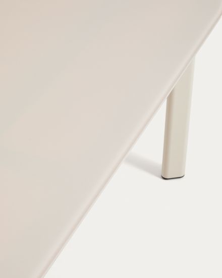 Комплект садовой мебели Erice стол и 6 стульев из алюминия цвета экрю и веревки