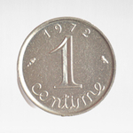 France, 1 Centime 1972 - 5th Republic, XF