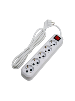 5bites SP5W-318 Сетевой фильтр 5S / 3*1.5MM2 / 16A / ABS / 1.8M / WHITE