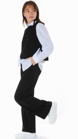 Жилет трикотажный школьный для девочки 8-17 лет Fleur de Vie