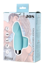 Вибронасадка на палец JOS BLISS, мятная, 9 см