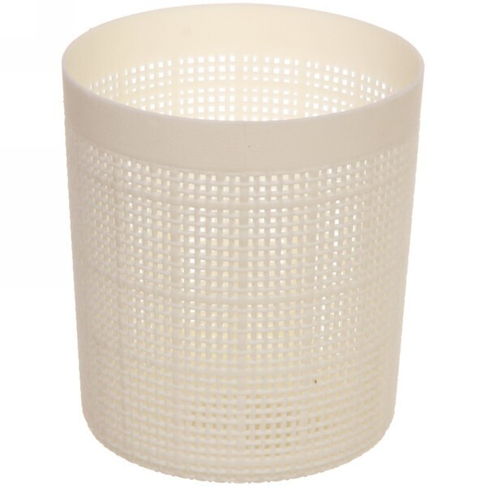 Корзина для мелочей «Жанетт» белая 10х10х11см