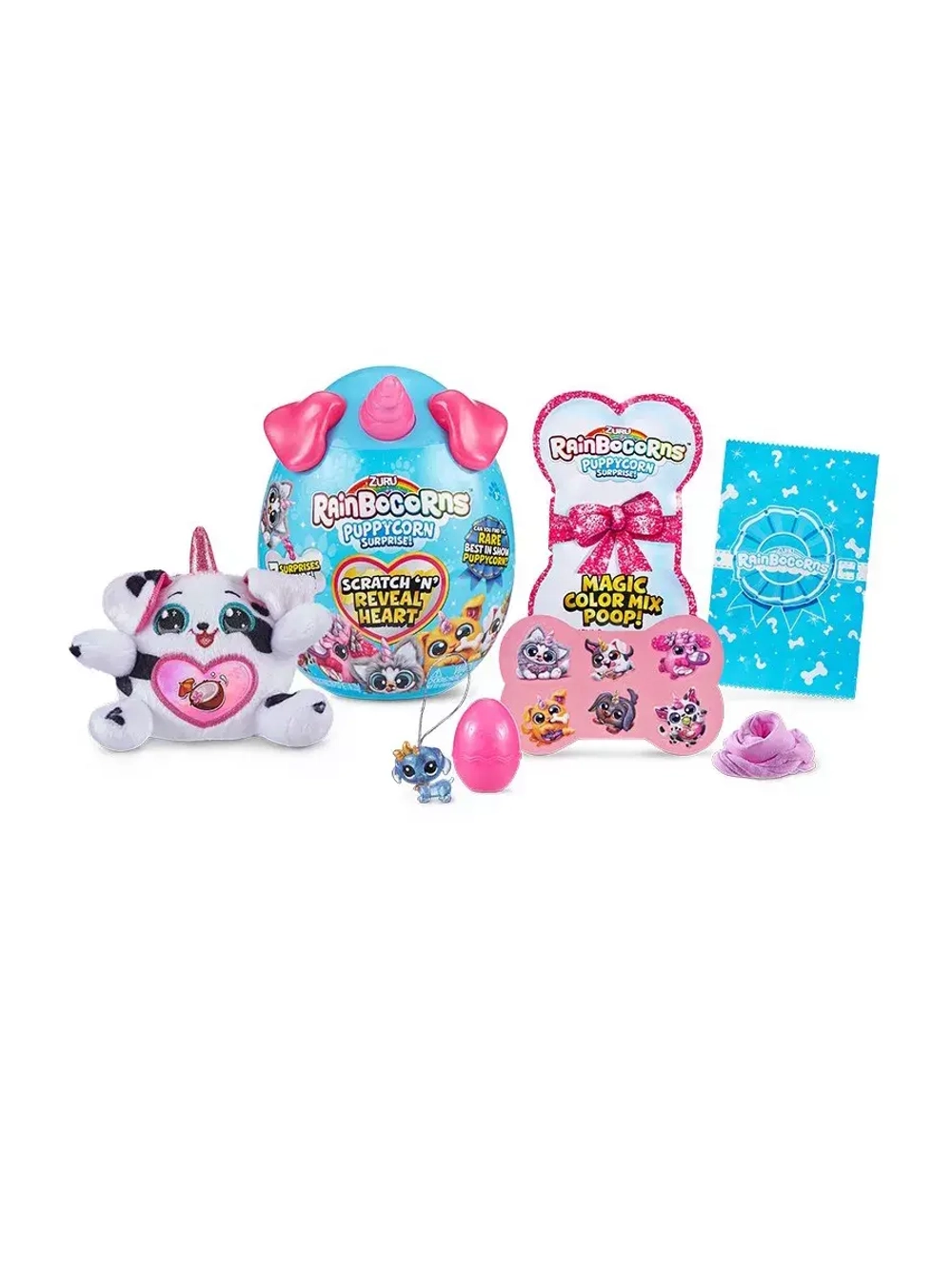 Игрушка сюрприз яйцо Rainbocorns Puppycorn Reveal Heart
