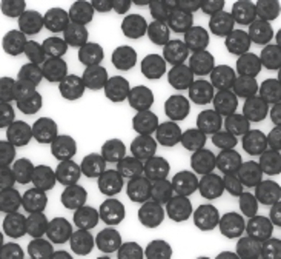 Бусины гранёные плоские пришивные акрил, Ø 6 мм, 50 гр