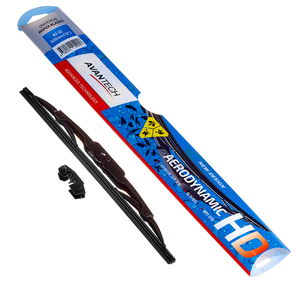Щетка стеклоочистителя Avantech Aerodynamic HD 300мм ( 12'' ) замена на A-12U AJ12