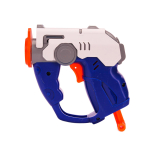 Пистолет с мягк.пулями 19см, коробка 0623