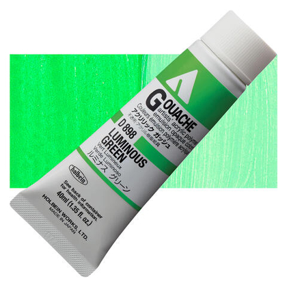 Holbein Acrylic Gouache 40 мл. 898 [C] Luminous Green