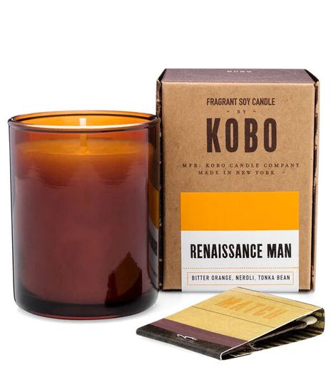 Renaissance Man, свеча Woodblock, Kobo Candles