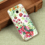 Силиконовый чехол с цветами для Samsung Galaxy A3 (2017), 009616