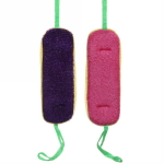 Мочалка для тела полипропиленовая «КАЧЕСТВЕННАЯ», средняя жесткость, 15*2*40см (цвет микс)