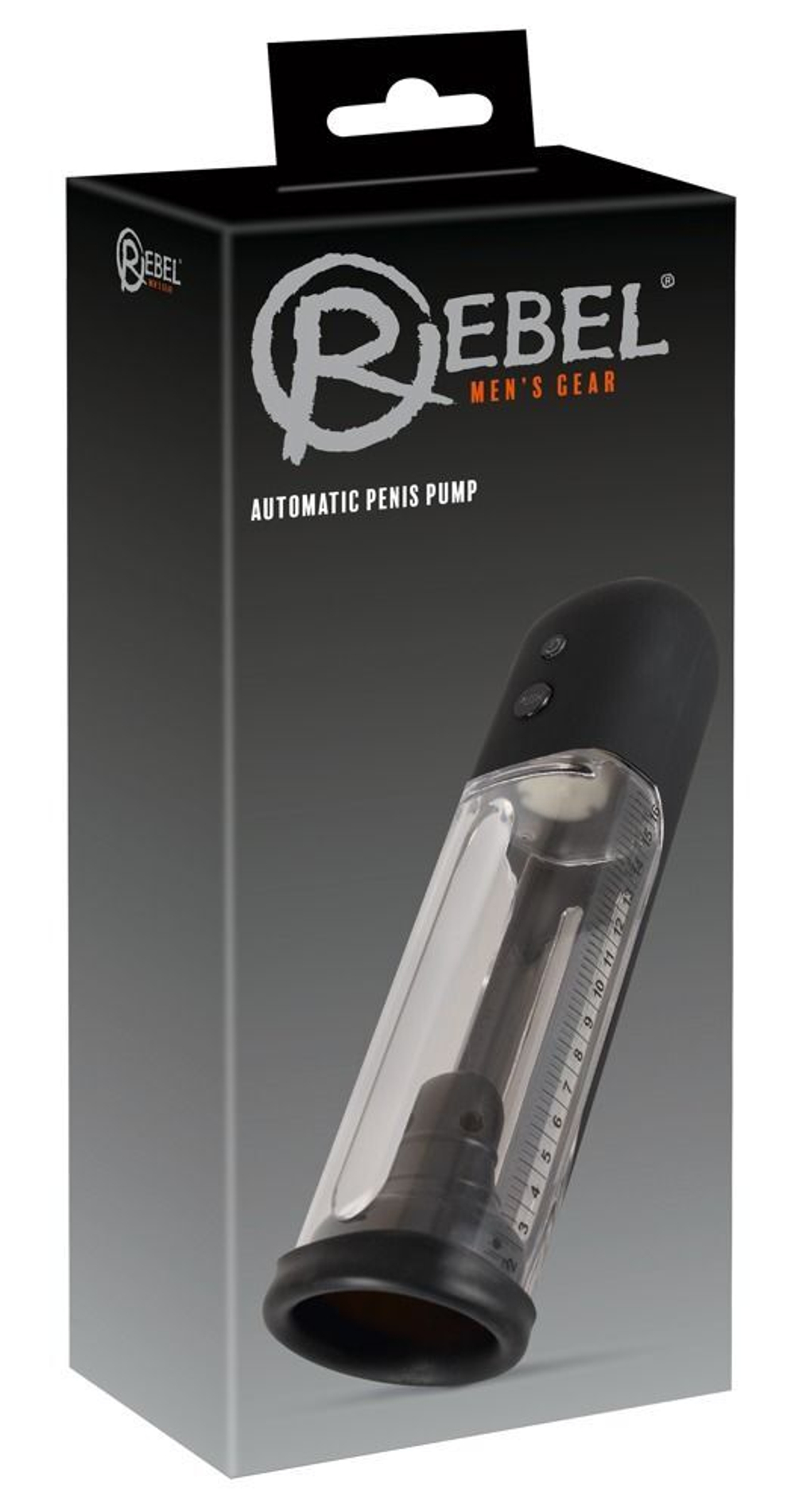 Автоматическая вакуумная помпа для пениса Rebel Automatic Pump (Цвет: черный)