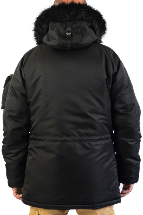 Куртка мужская зимняя Apolloget Sapporo (черная - black)