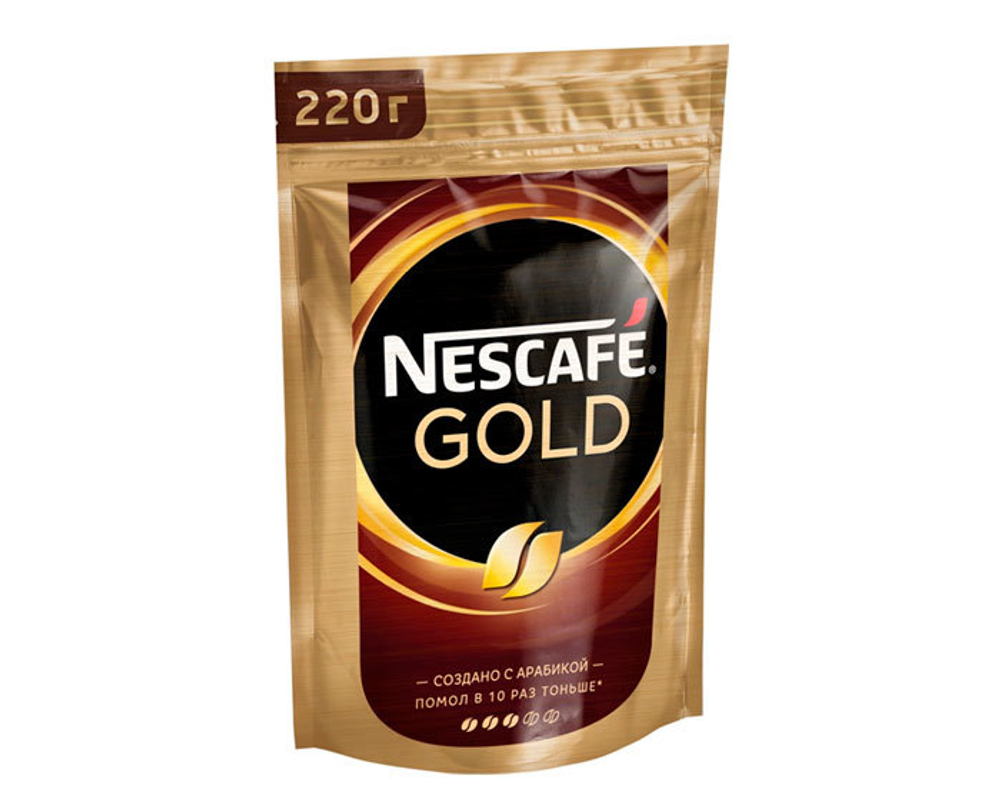 купить Кофе растворимый Nescafe Gold, 220 г