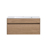 База под раковину Chiara 1000 подвесная, 1 выкатной ящик soft-close, N.Oak, , шт