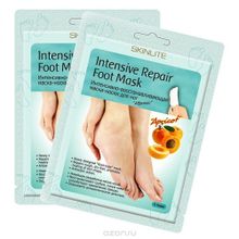 Skinlite Маска-носки для ног Абрикос