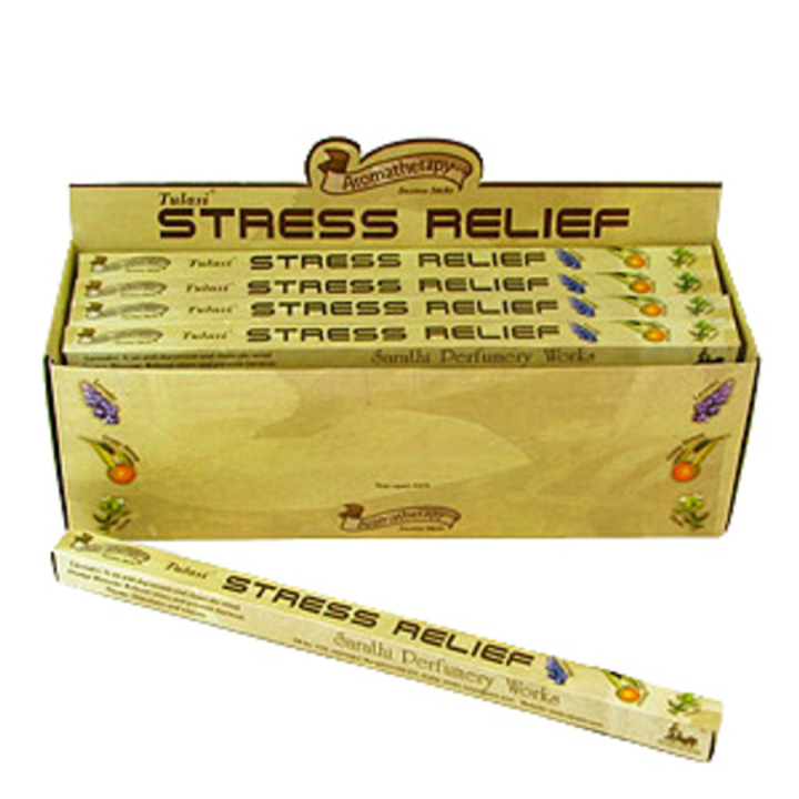 Tulasi Stress Relief четырехгранник Благовоние Антистресс (лаванда, апельсин, тимьян)