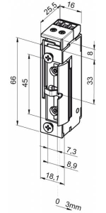 Электрозащелка effeff 118FRR