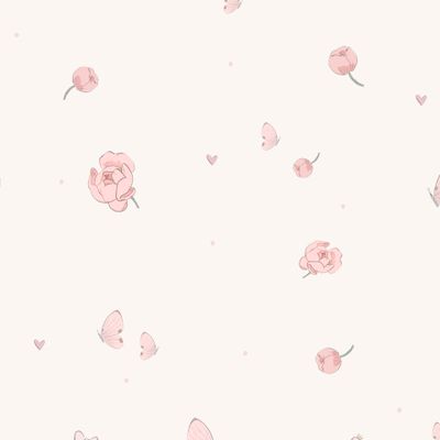 Цветы на розовом