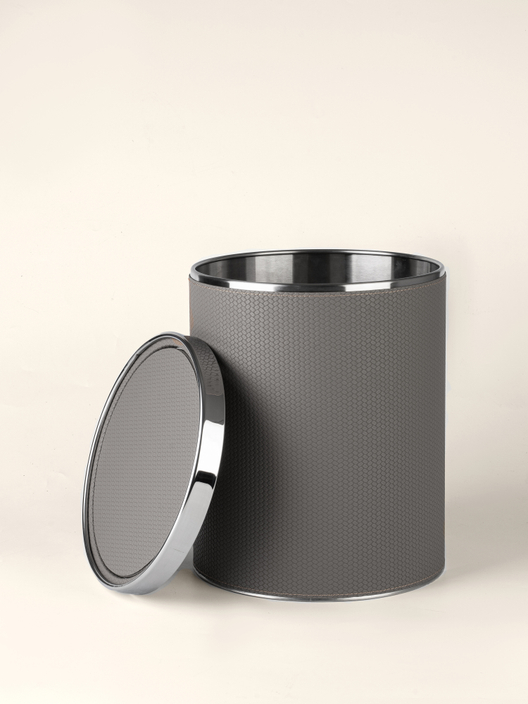Ведро-контейнер с внутренним ведром Серое