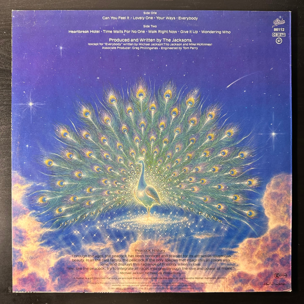 The Jacksons ‎– Triumph (Европа 1980г.)